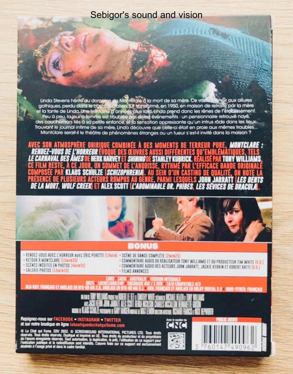 Box set Blu-ray DVD Next of Kin The Smoking Cat. – photo 2
